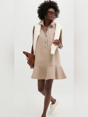 TUCKERNUCK NWT Tan Khaki Sleeveless Callahan Dress Size XXS
